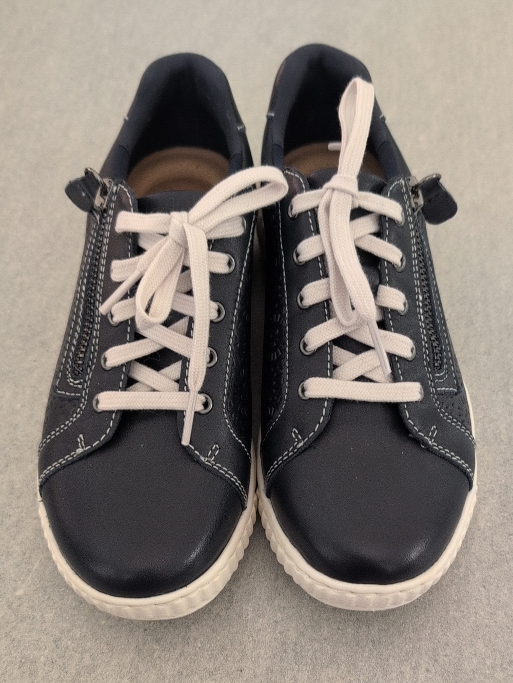 Clarks - Navy Blue Caroline Janna Comfort Women's Shoe Size 6